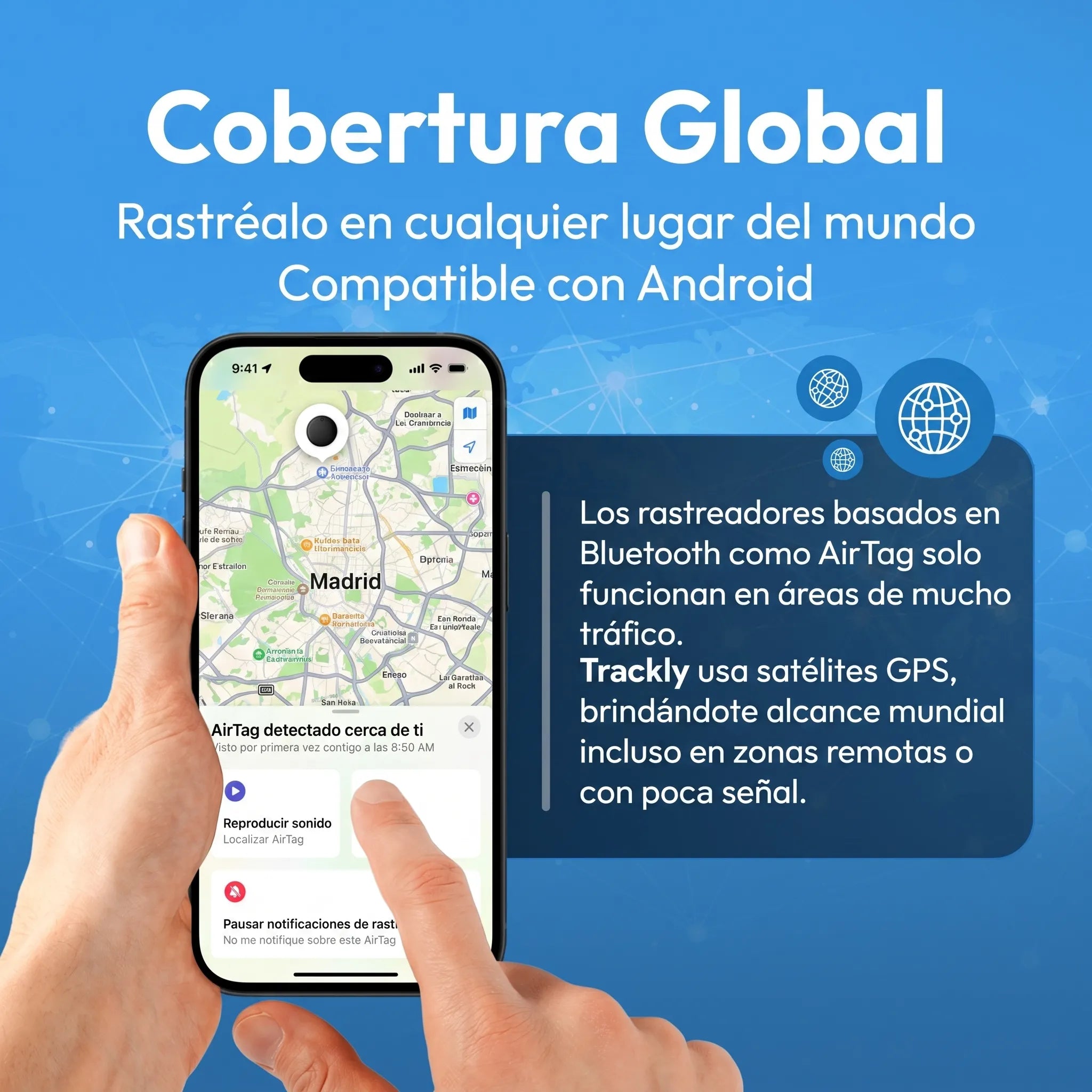 Trackly Pro™ Rastreador GPS
